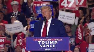 Trump Paints Nyc Hometown As Wasteland At Long Island Rally Says Dems Are Threat To Democracy Abc News