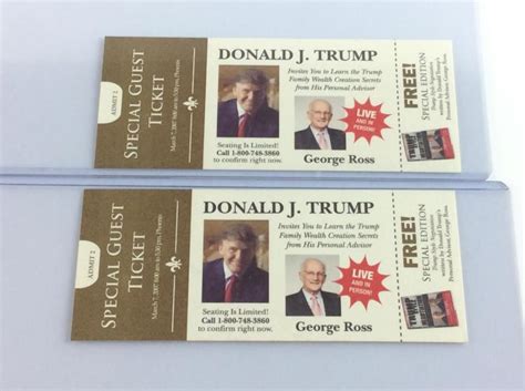 Exclusive Access: Unlock Unique Benefits with Trump Tickets