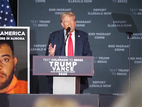 Trump Visits Colorado Updates On Rally In Aurora Colorado Newsline