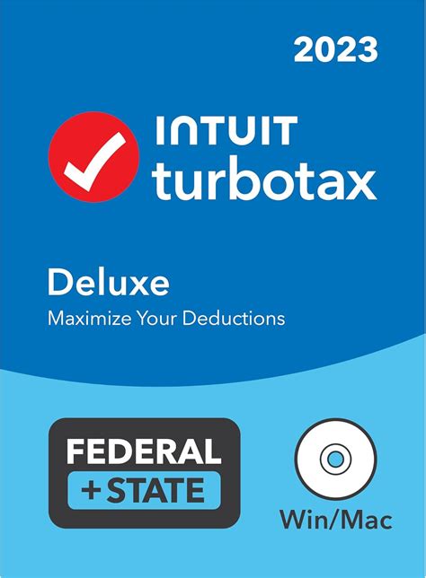 Turbotax 2023 Deluxe Federal And State Tax Software For Sale Online Ebay