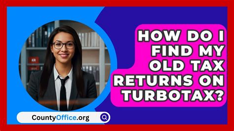 Turbotax Old Tax Returns