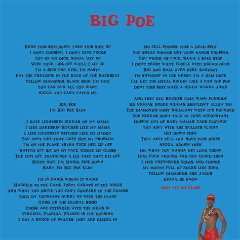 Tyler The Creator Pharrell Williams Big Poe Lyrics Genius Lyrics