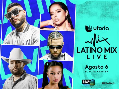Uforia Latino Mix Dallas 2024 Lineup Vita Rebecka