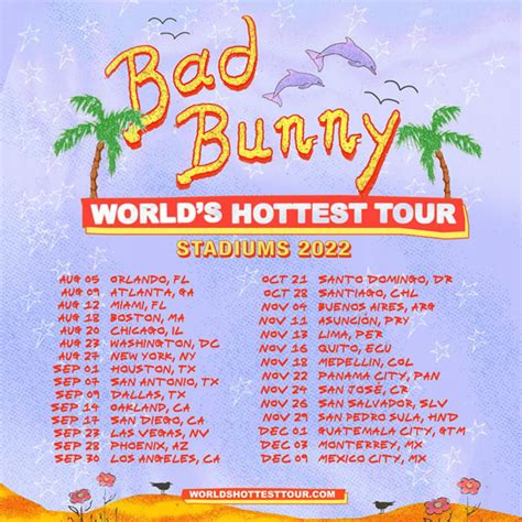 Ultimate Guide To Bad Bunny Tour 2025 Usa Dates Locations And Ticket Sales Ultimate Guide To Bad Bunny Tour 2025 Usa Dates Locations And Ticket Sales