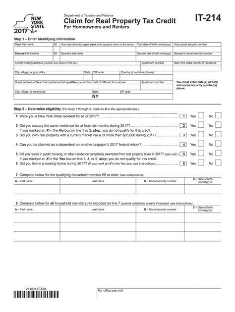 Understanding New York Form It 214 Claim For Real Property Tax Credit In Lacerte Understanding New York Form It 214 Claim For Real Property Tax Credit In Lacerte