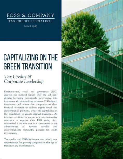 Understanding Tax Credits Foss Co Understanding Tax Credits Foss Co