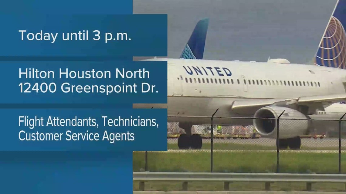United Airlines Career Fair Job Openings In Houston Khou Com