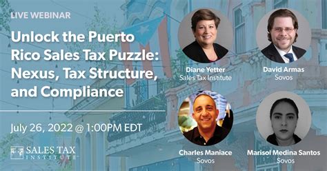 Unlock The Puerto Rico Sales Tax Puzzle Nexus Tax Structure And Compliance Sales Tax Institute Unlock The Puerto Rico Sales Tax Puzzle Nexus Tax Structure And Compliance Sales Tax Institute