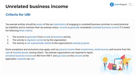 Unrelated Business Income Tax