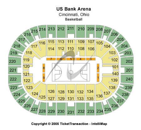 Us Bank Arena Seating Chart With Rows And Seat Numbers Cincinnati Cabinets Matttroy