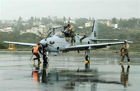Us Delivers First A 29 Super Tucano Aircraft To The Lebanese Army
