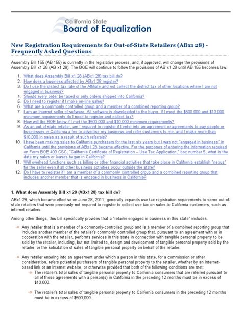 Used Vehicle California Sales Tax And California Board Of Equalization