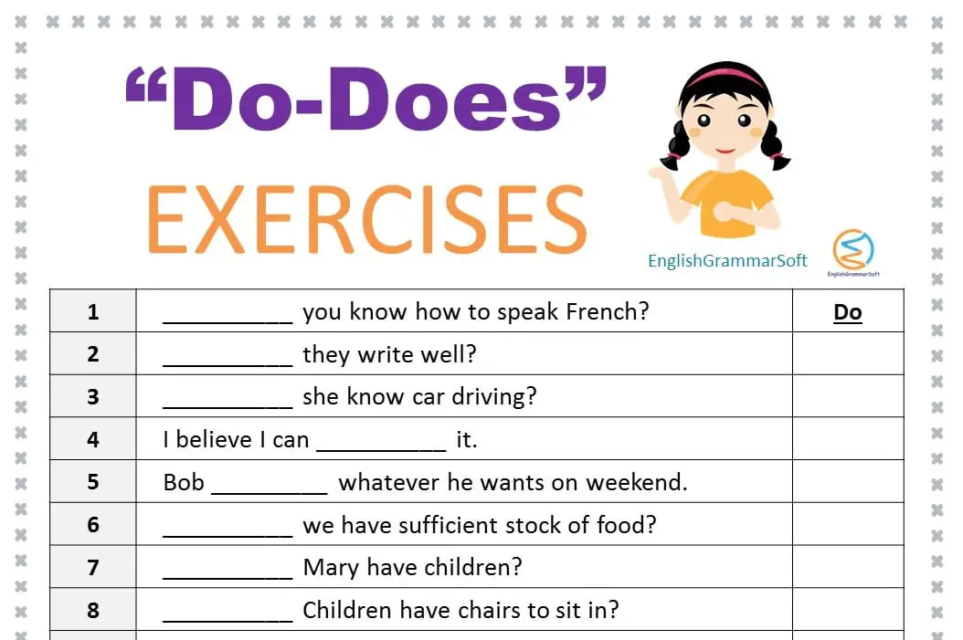 Using Do And Does English Grammar Using Do And Does English Grammar