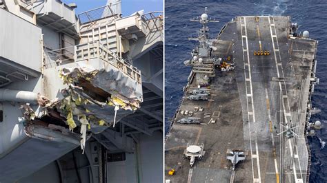 Uss Harry S Truman Ship Collision Damage Shown In New Photos Totalnews