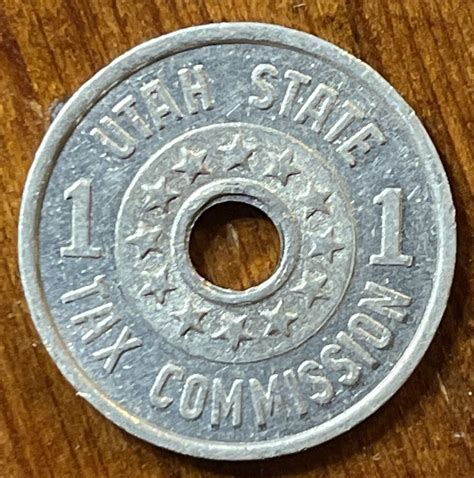 Utah Sales Tax Token Utah State Tax Commission 1 Mill Free Shipping Ebay Utah Sales Tax Token Utah State Tax Commission 1 Mill Free Shipping Ebay