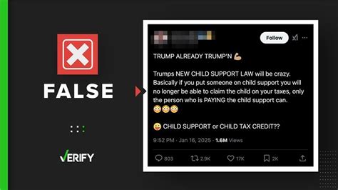 Viral Trump Child Support Tax Law Rumors Are False
