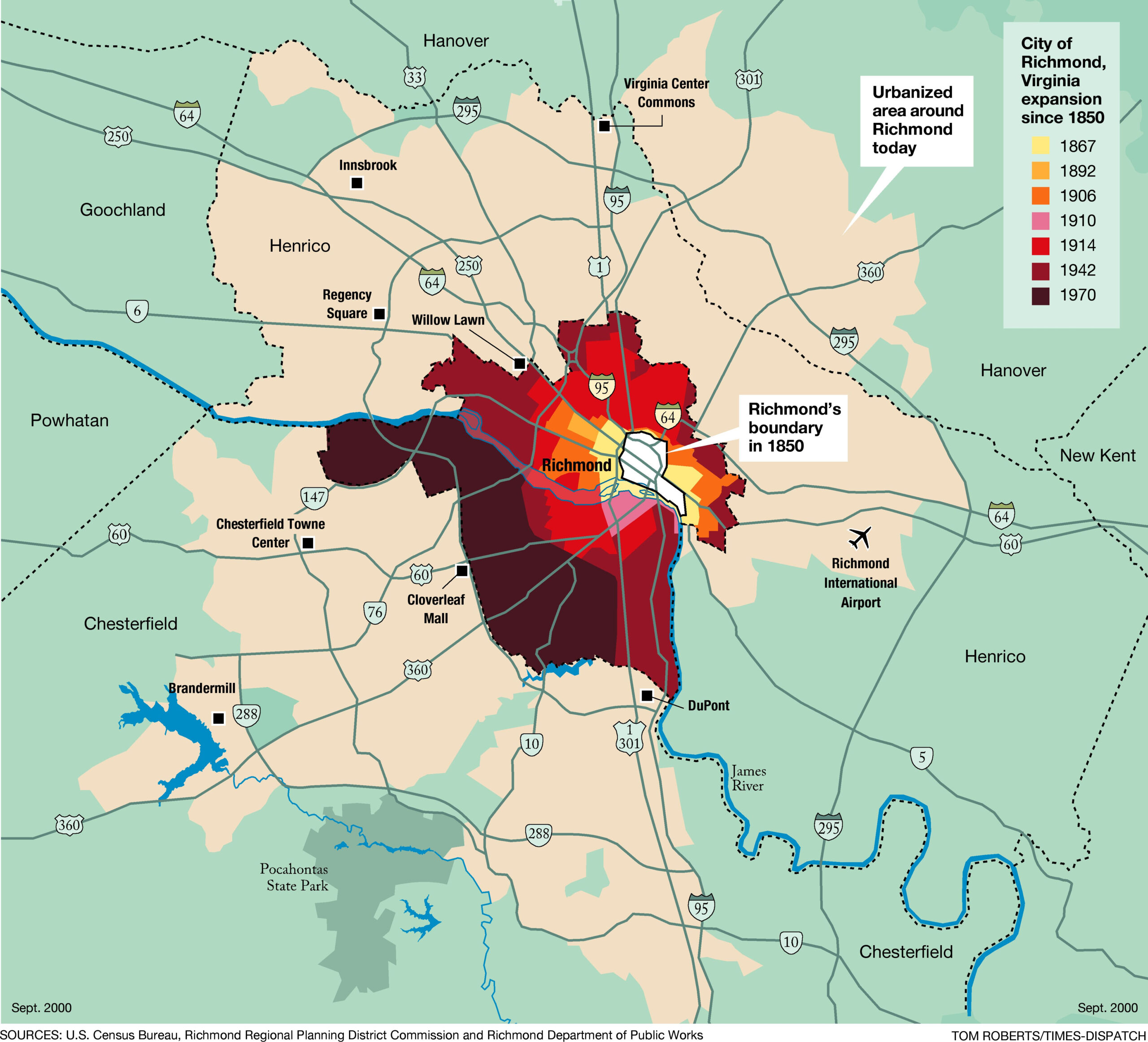 Virginia Map Showing Attractions Amp Accommodation Virginia Map Showing Attractions Amp Accommodation