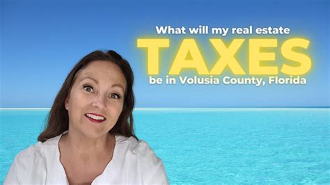 Volusia County Real Estate Taxes