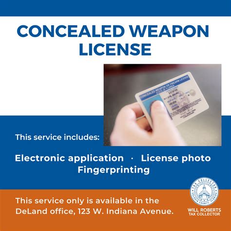 Volusia Tax Collector Concealed Weapon License Applications To Be Accepted In Volusia County Beginning March 16 The West Volusia Beacon