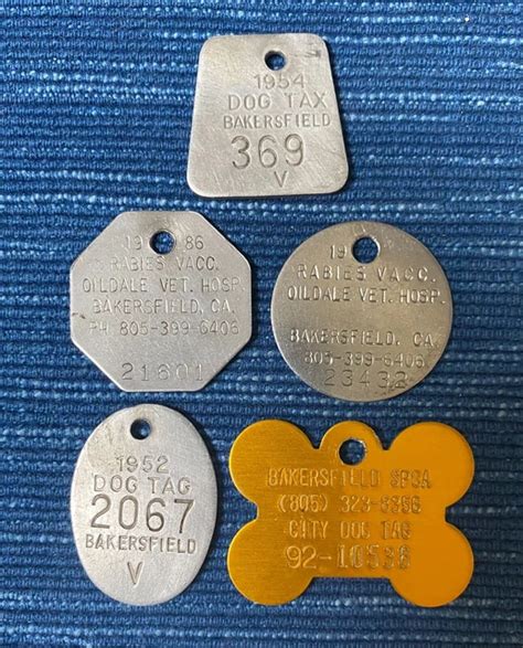 Vtg Dog Tag License Tax Registration Phone Number 3495 Yonkers New York Ebay