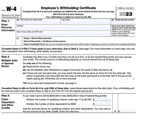 W 4 Form Changes What You Need To Know For 2023 Jackson Hewitt W 4 Form Changes What You Need To Know For 2023 Jackson Hewitt