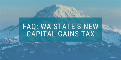 Wa S New Capital Gain Tax Faq Newground Social Investment
