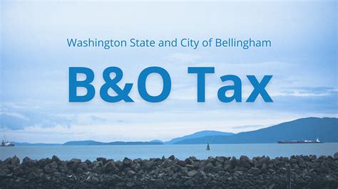 Washington State B And O Tax