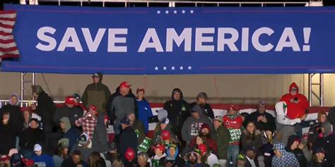 Watch Live Former President Donald Trump Holds Rally For Republican Candidates Ahead Of