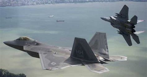 Watch The F 22 Take On Multiple F 15S And Dominate Them