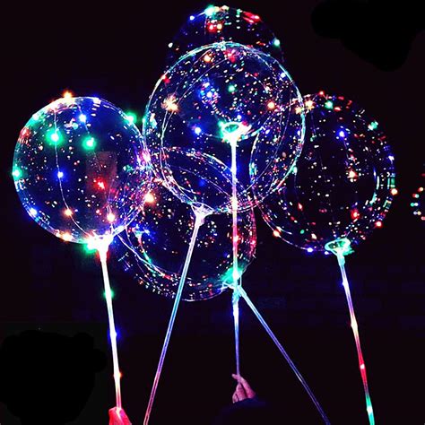 Way To Celebrate 6 Pack Led Light Up Balloons Bobo Balloons 6 Colorful Light Up Balloons With Stick 20 Helium Luminous Glow Balloons For Party Way To Celebrate 6 Pack Led Light Up Balloons Bobo Balloons 6 Colorful Light Up Balloons With Stick 20 Helium Luminous Glow Balloons For Party