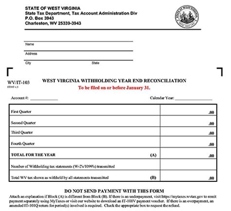 West Virginia W 2 Filing Requirements For Tax Year 2024 West Virginia W 2 Filing Requirements For Tax Year 2024