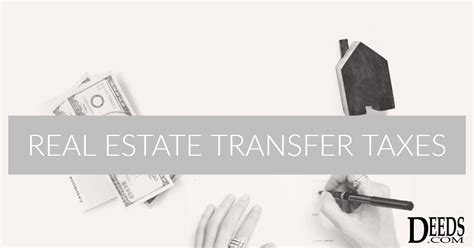 What Are Real Estate Transfer Taxes