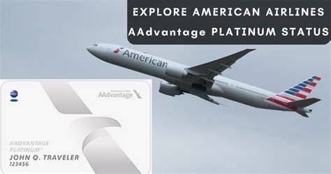 What Do You Get With Platinum Status On American Airlines Aadvantage Platinum
