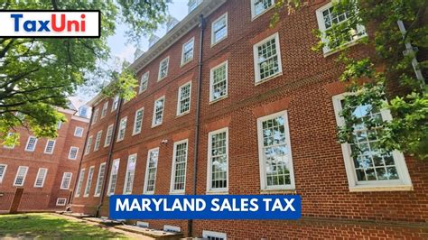 What Is Sales Tax In Maryland