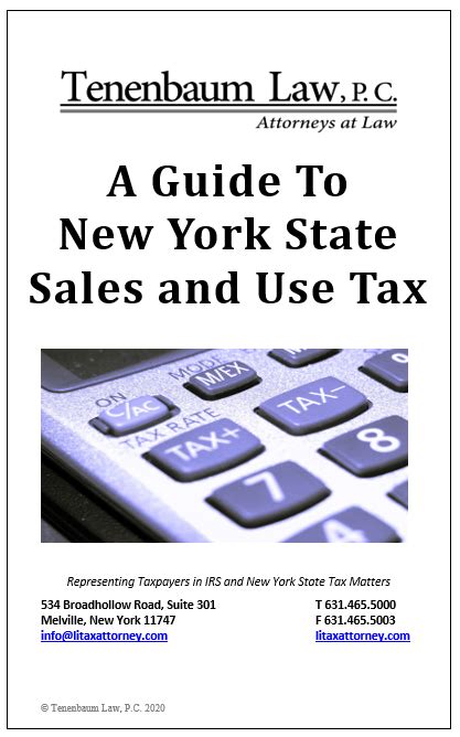 What Is Subject To Sales Tax In New York Tenenbaum Law P C What Is Subject To Sales Tax In New York Tenenbaum Law P C