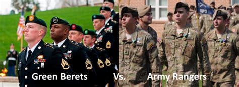 What S The Difference Between Army Rangers And Green Berets