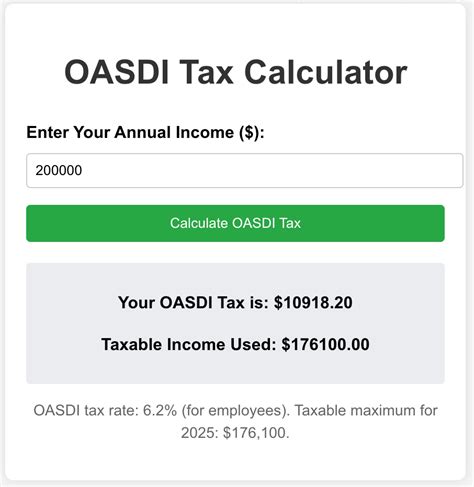 What Tax Is Oasdi