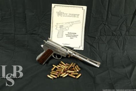 Wildey Milford Survivor Model 475 Wildey Mag 10In Semi Automatic Pistol Lsb Auctions
