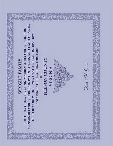 Wright Family Birth Marriage Personal Property Tax And Census Records Cumberland County Virginia Walmart Com