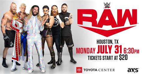 Wwe Raw Houston Toyota Center