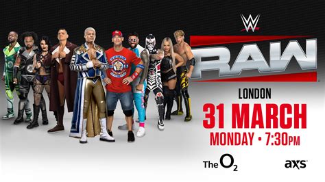 Wwe Raw Tickets London The O2