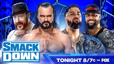 Wwe Smackdown Tonight 11 25 22 Friday Night Smackdown Card