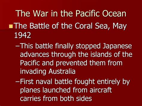 Wwii Fought In The Pacific Ocean From Ppt Download