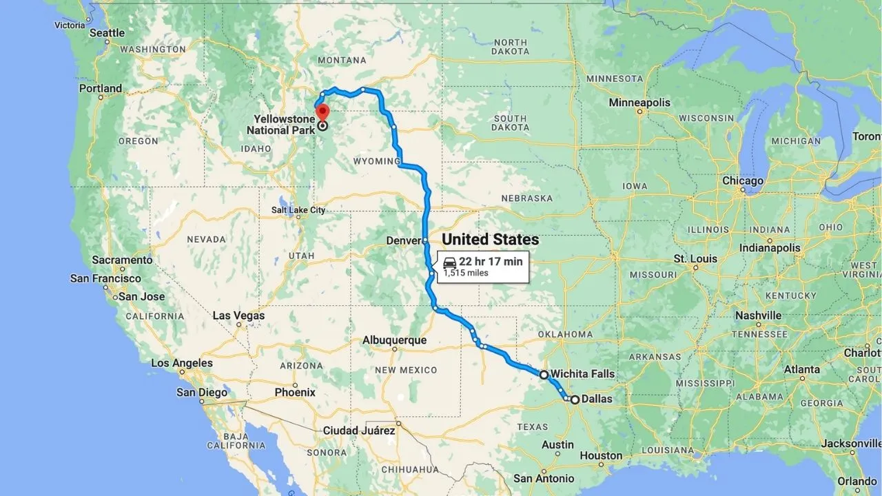 Yellowstone National Park To Dallas Road Trip Amp Drive 2025 Edition